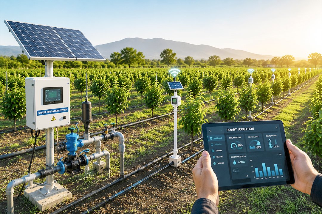 Smart Farm Management System for efficient agricultural operations and precision farming
